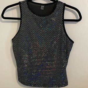 Rainbow sparkling tank